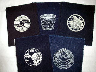 家紋・蕎麦ちょこ・朝顔・?・?